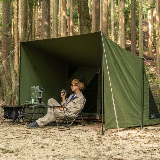 ★DOD パップフーテント3★ 　純正グランドシート付