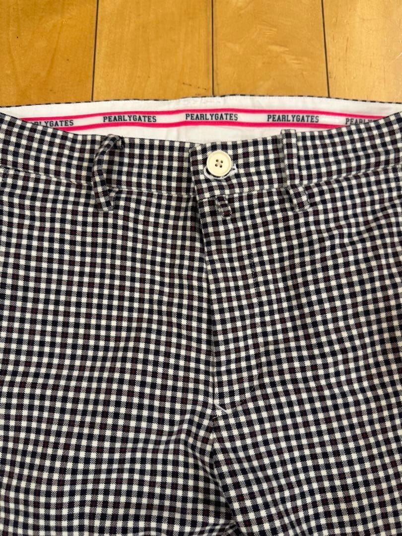 PEARLY GATES(パーリーゲイツ)秋冬ギンガムチェックパンツ