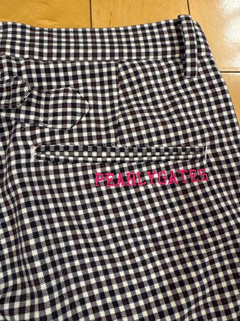 PEARLY GATES(パーリーゲイツ)秋冬ギンガムチェックパンツ