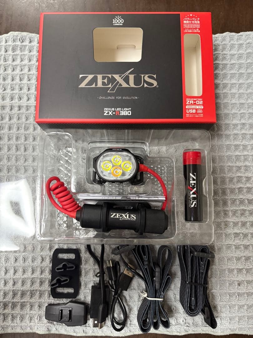 新品【送料無料】富士灯器 ヘッドライト ZEXUS ZX-R380