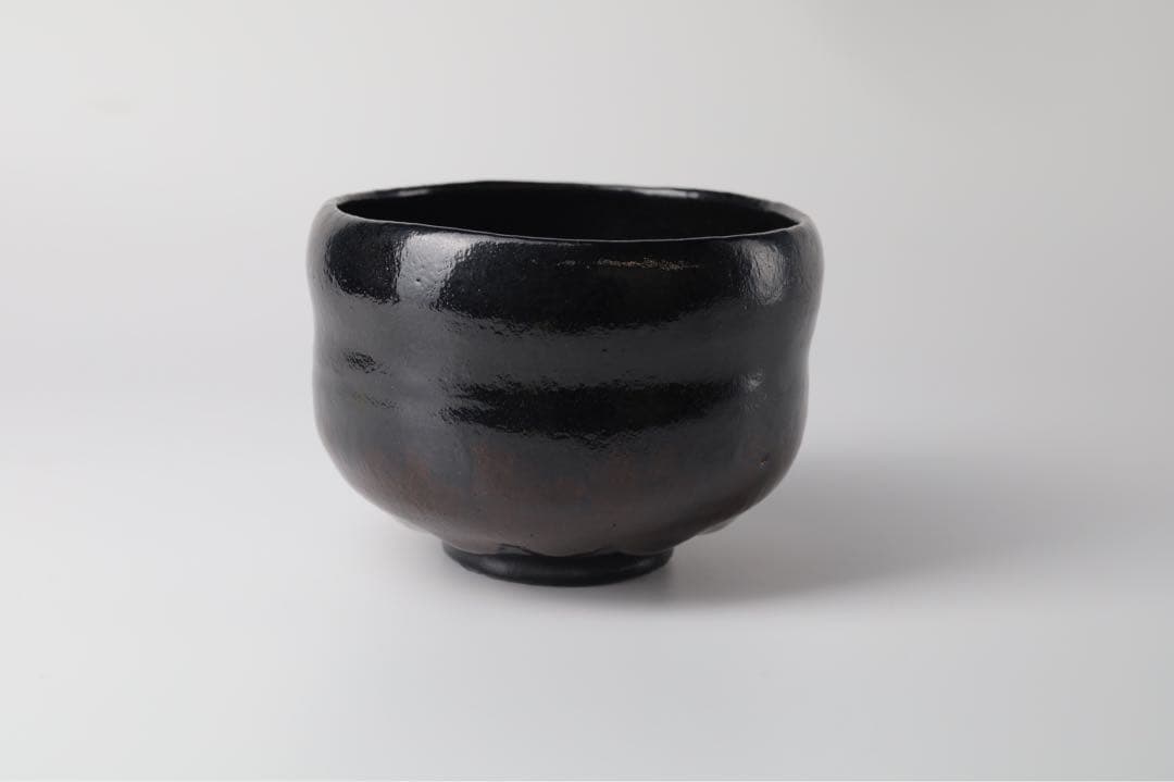 黒樂　のんこう写　稲妻