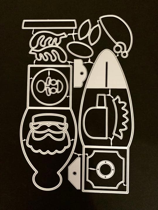 ギフトボックスクリスマスカッティングダイ　#664