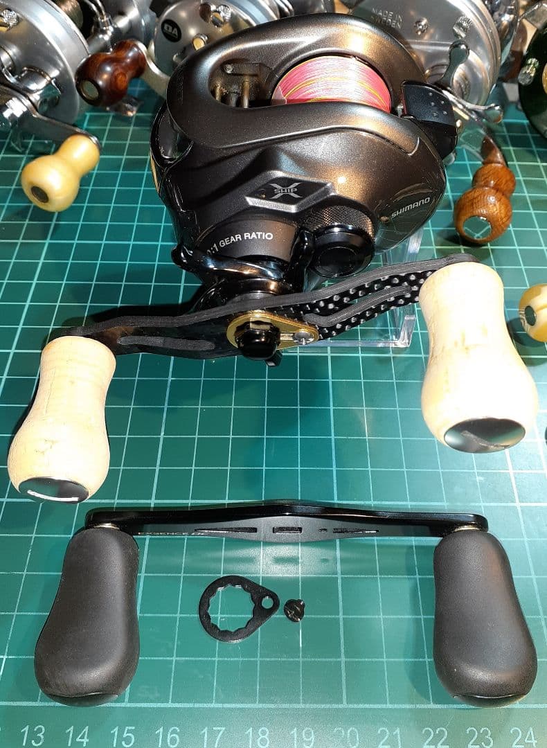 シマノ 13'エクスセンスDC ハンドルカスタム仕様
