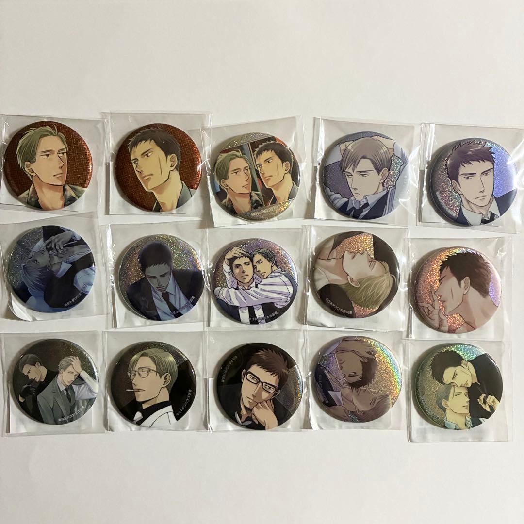 囀る鳥は羽ばたかない ヨネダコウ オンラインくじ E賞 缶バッジ 15点