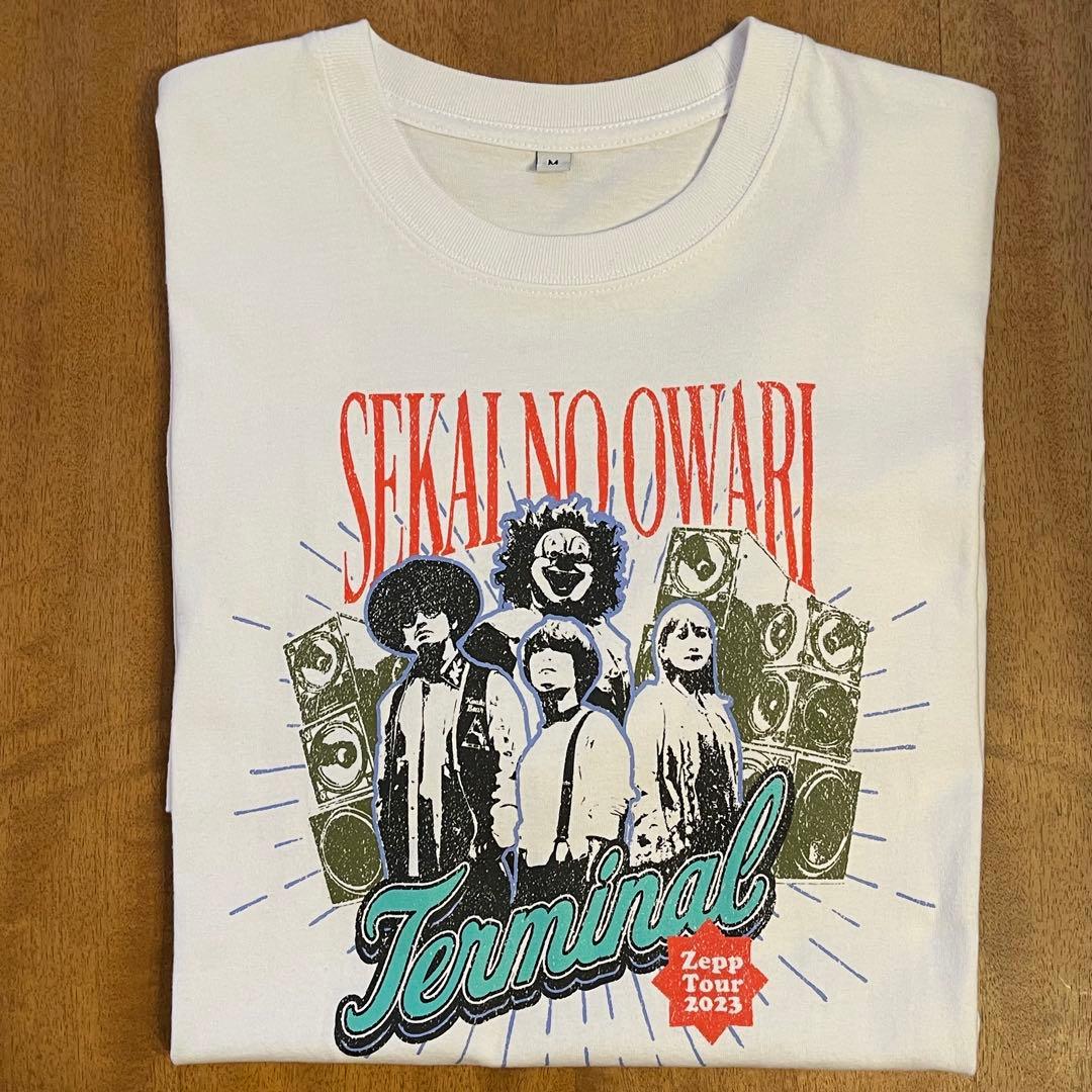 匿名発送 セカオワ Terminal ツアーTシャツ Mサイズ ホワイト 白