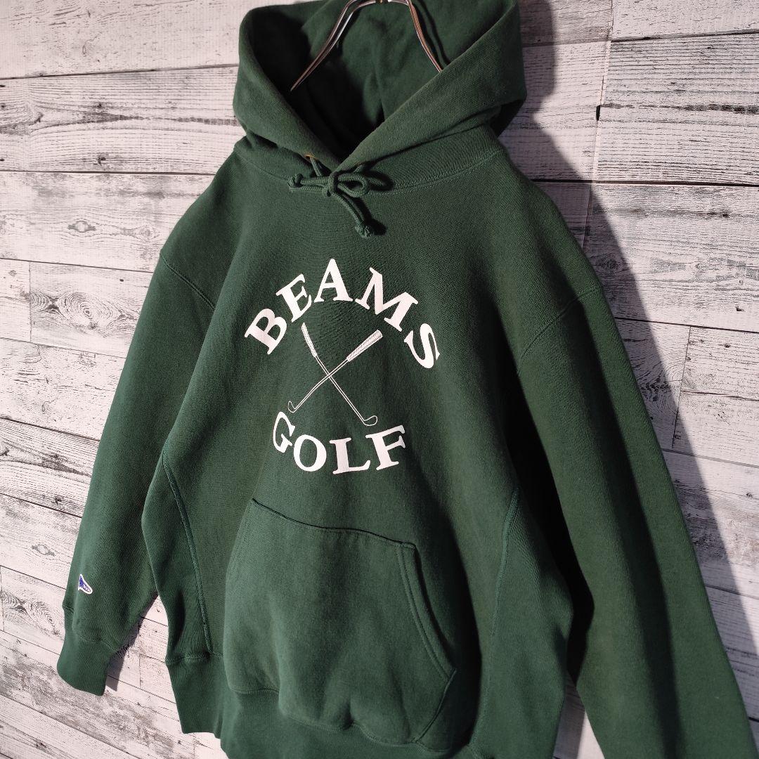 BEAMS GOLF × Champion スウェットパーカー 裏起毛