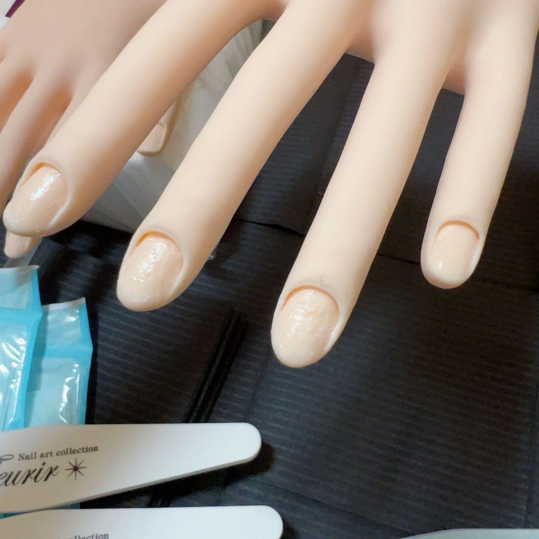 JNEC認定モデルハンド　ファイル　シャイナー　テーブルペーパー　ガーゼ　セット