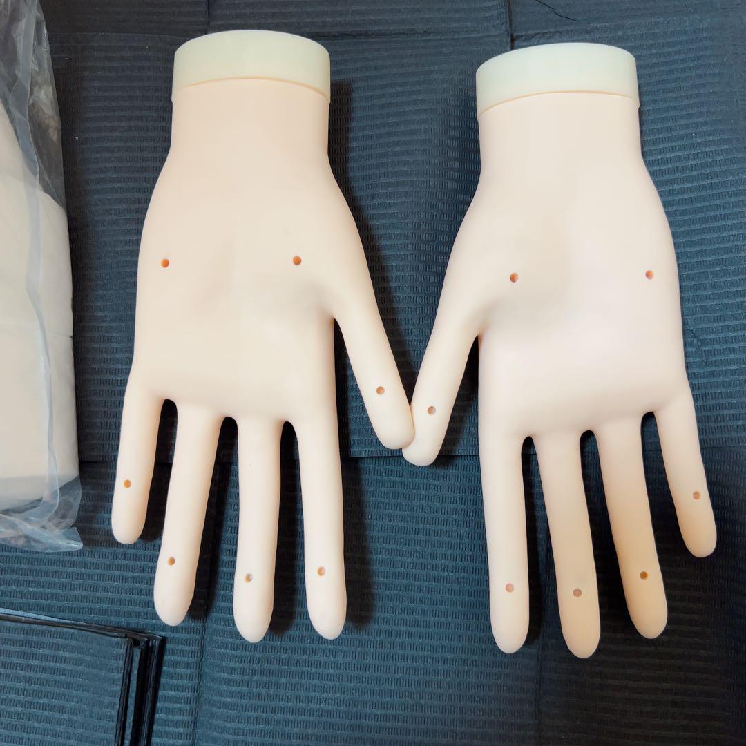 JNEC認定モデルハンド　ファイル　シャイナー　テーブルペーパー　ガーゼ　セット