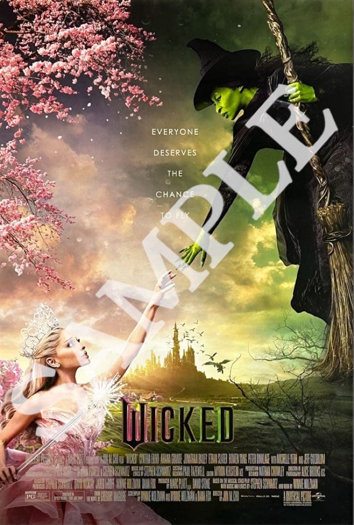 【新品未開封】Wicked ウィキッド ふたりの魔女 ポスター