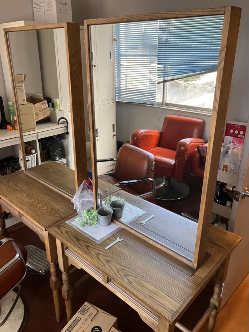 pepe　ナチュラルウッド ドレッサー・鏡台