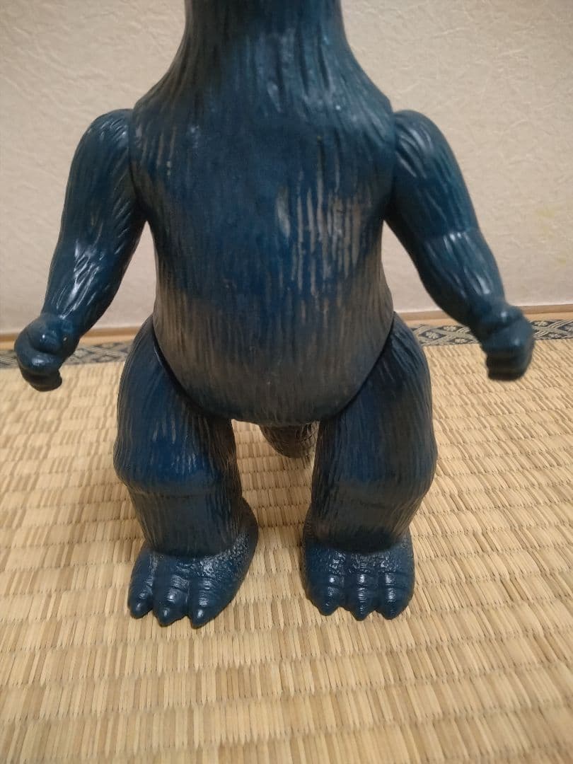 マルサン　ソフビ　ゴジラ　当時物　両足刻印　ブルマァク　東宝
