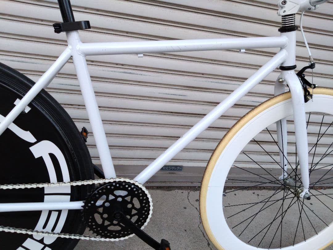 【まこやん】シングル　コースターブレーキ　ホイールカバー　ノーパンク