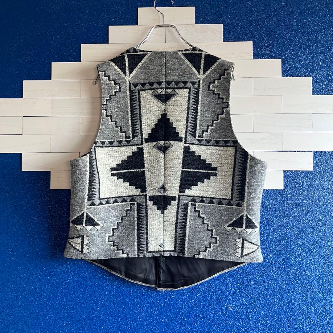 PENDLETON ネイティブ柄 ウールベスト/ WOOL VEST レア物