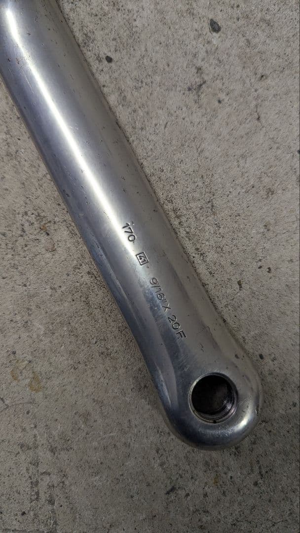 カンパ CAMPAGNOLO Cレコ期 ビンテージクランク 52-42 170