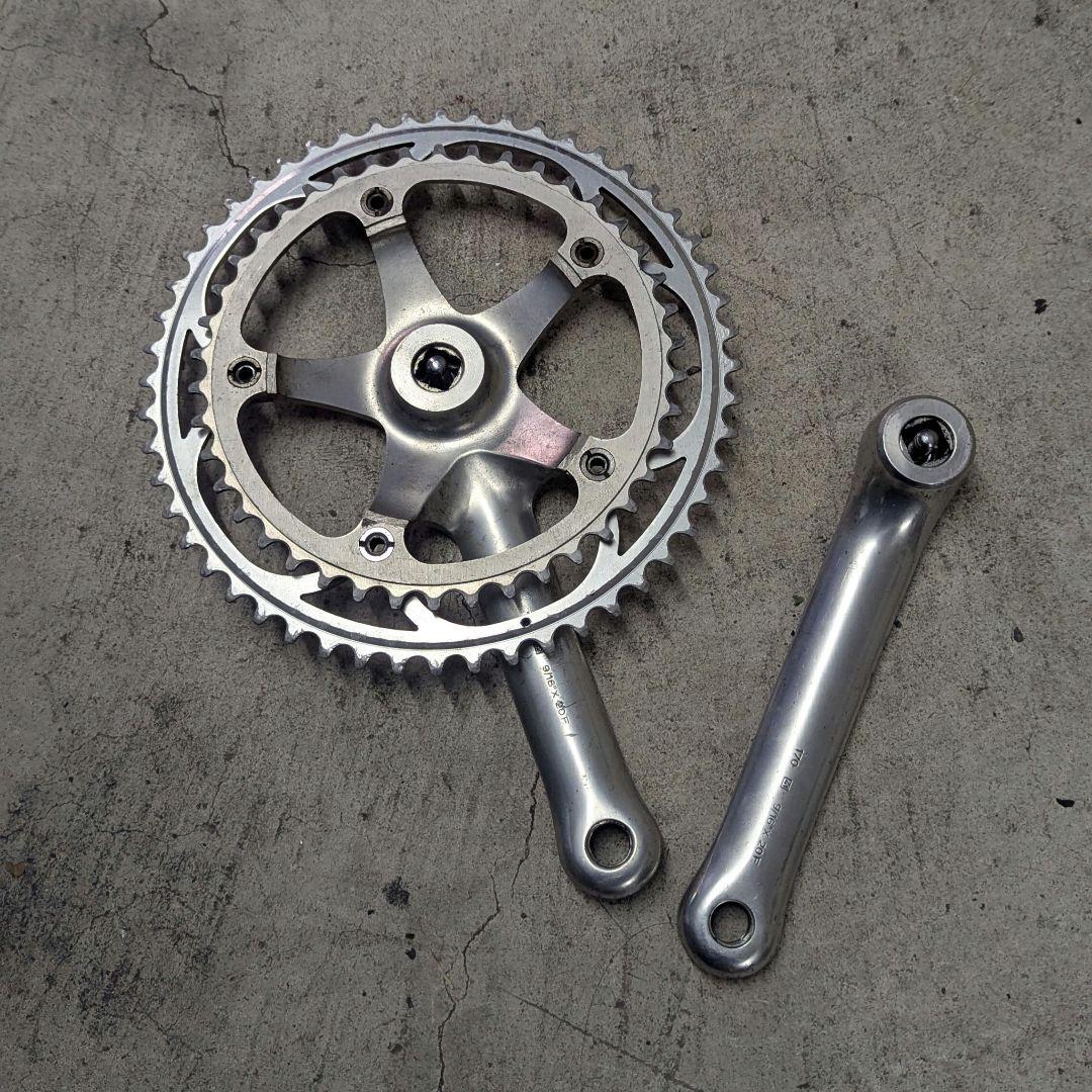 カンパ CAMPAGNOLO Cレコ期 ビンテージクランク 52-42 170