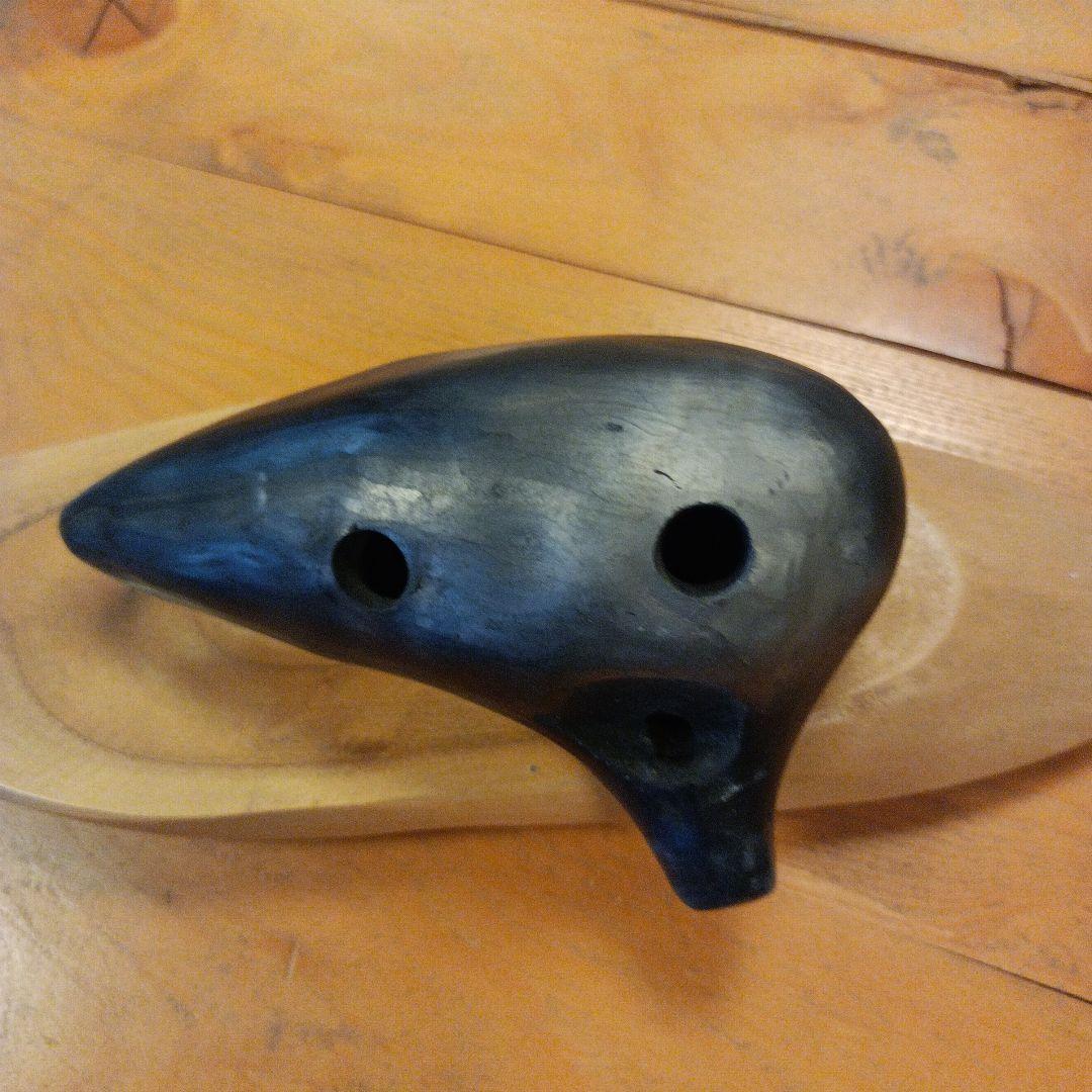 オカリナ工房福朗 AF管 はるか 悠 黒陶 未使用品 初窯 タイムセール3H