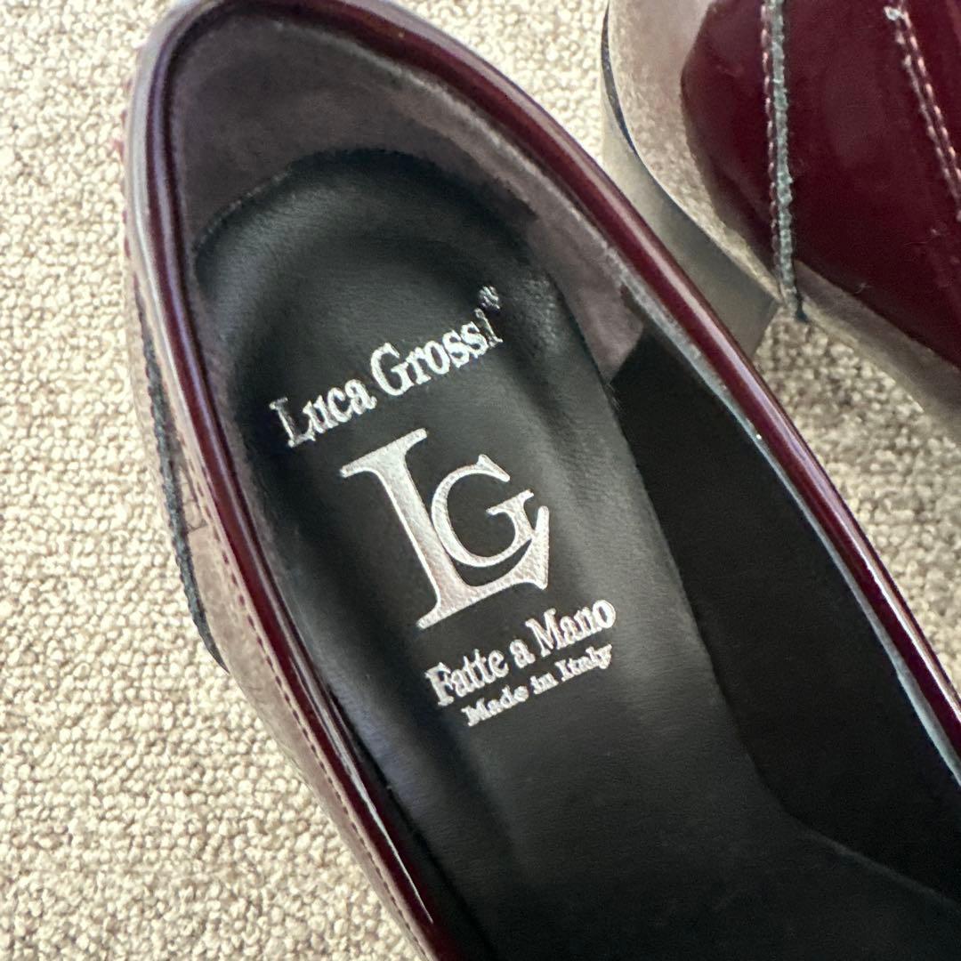 Luca Grossi バーガンディ ローファー　未使用品　※即買い者様歓迎