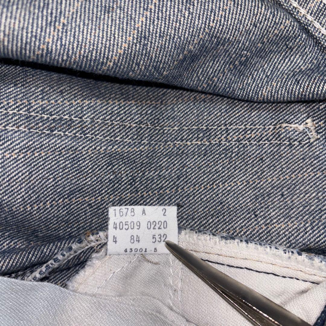 Levi's 80s デニム　アメリカ製　ストライプ