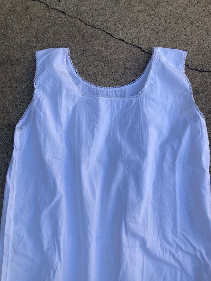 値下げ1920sフランスアンティークキャミソール　ヴィンテージthenime古着