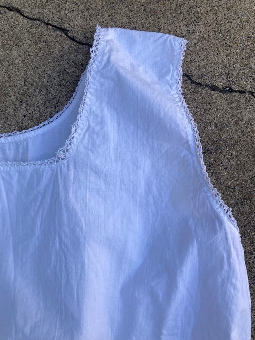 値下げ1920sフランスアンティークキャミソール　ヴィンテージthenime古着