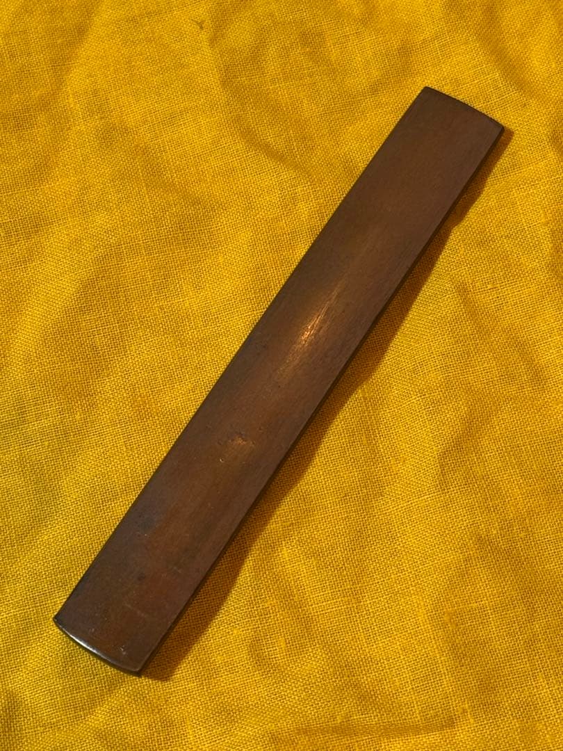 小柄　関羽図　銅地