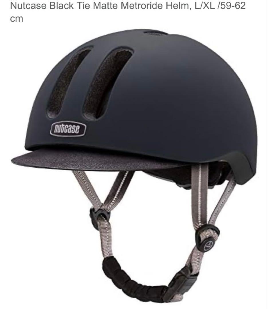 nutcase L ヘルメット　Nutcase 黒　マット　59-62