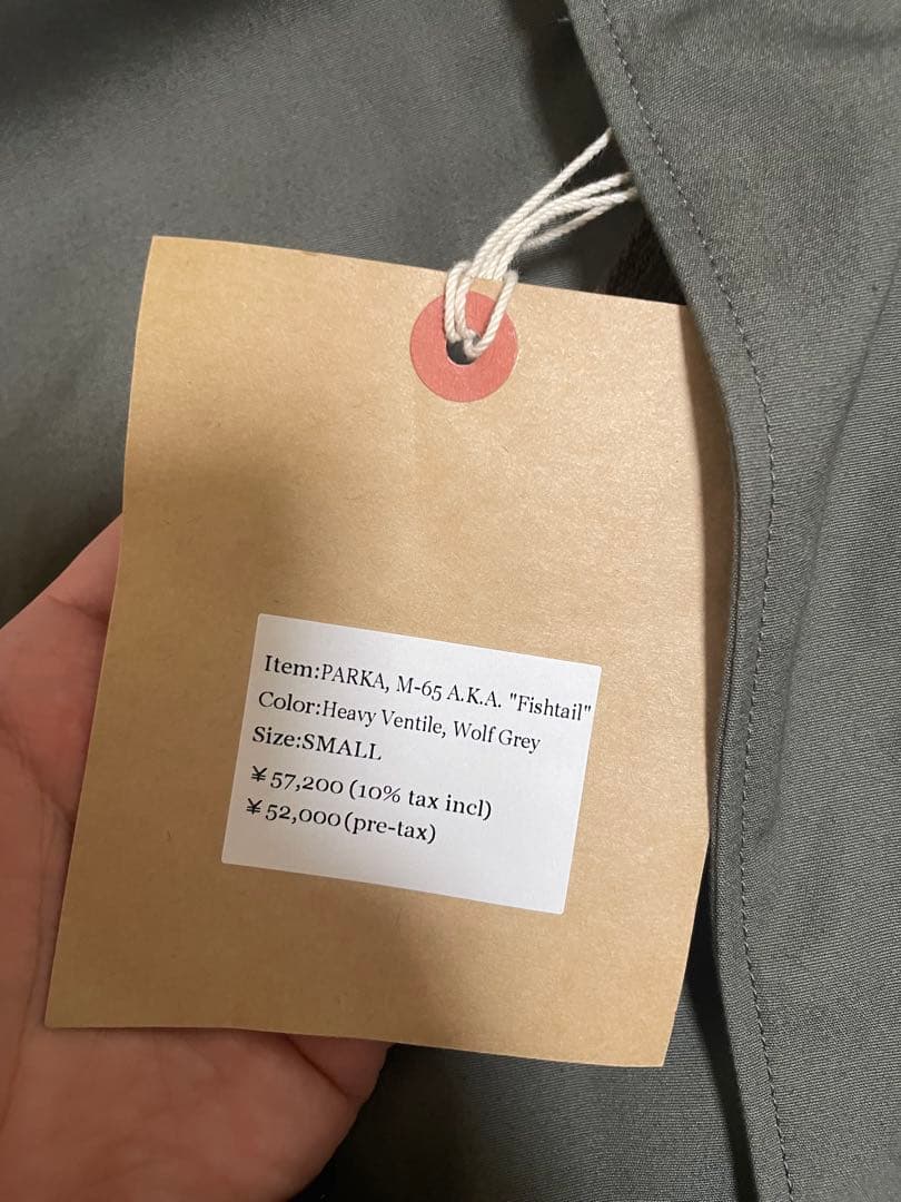 新品　WORKERS フィッシュテール　ベンタイル　23AW