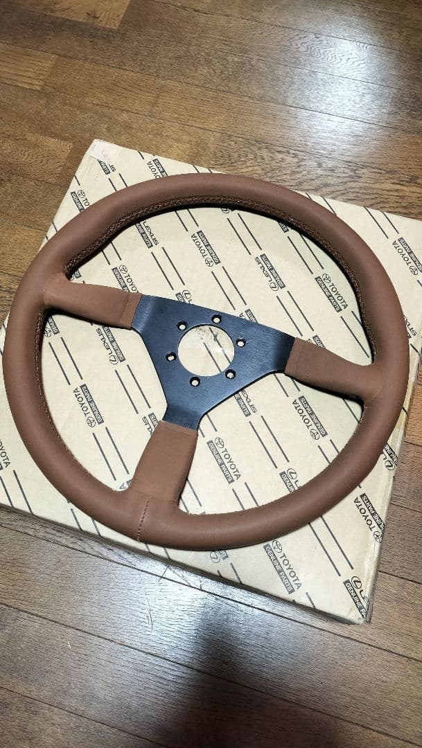 希少大経37.5Φ★MOMO張り替え済みステアリング検/モモ走り屋旧車当時物絶版