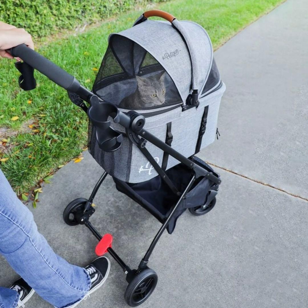 Petique ぺティーク 3in1 ペットカート 分離型3way 軽量 犬 猫