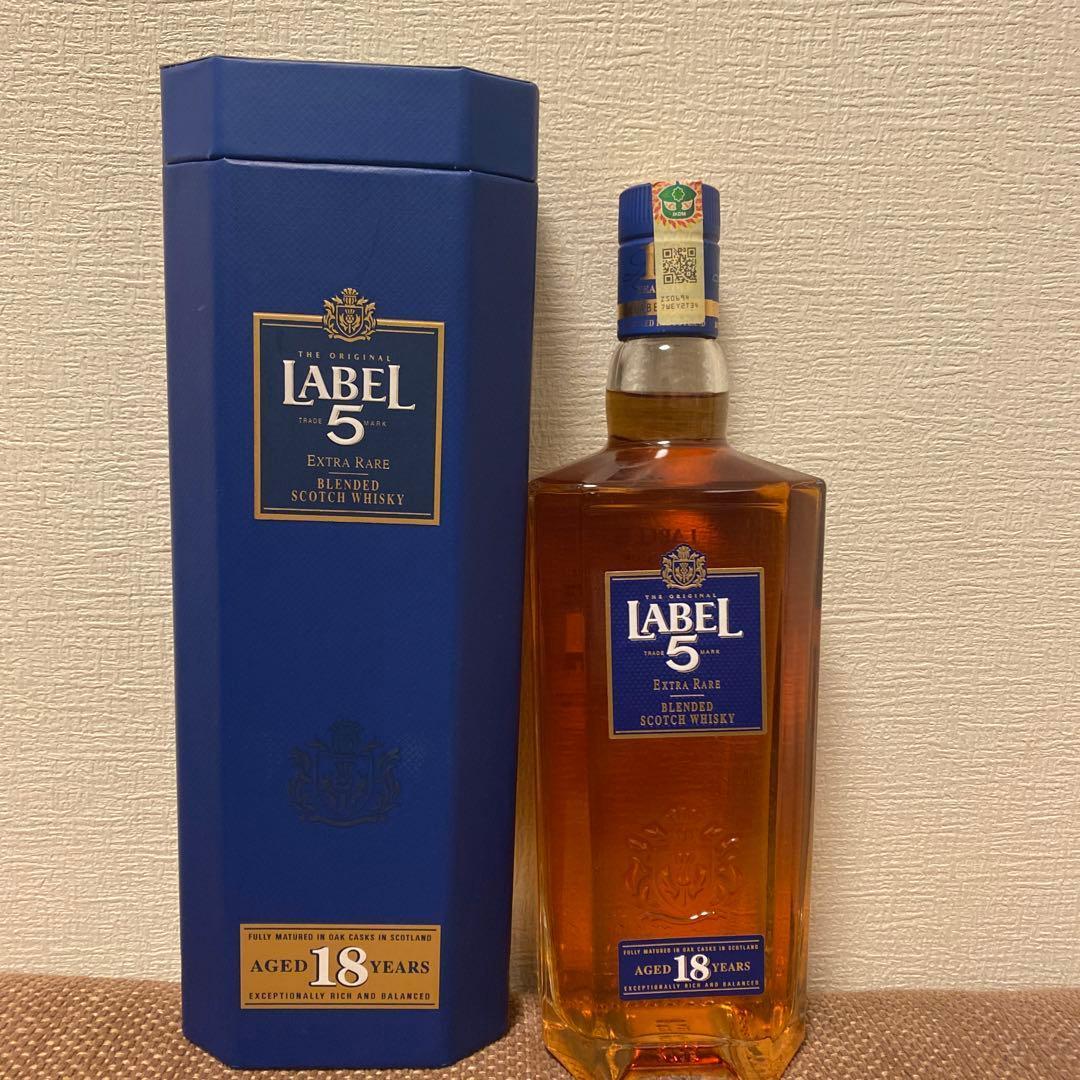 LABEL 5 18年 エクストラレア スコッチウイスキー 750ml