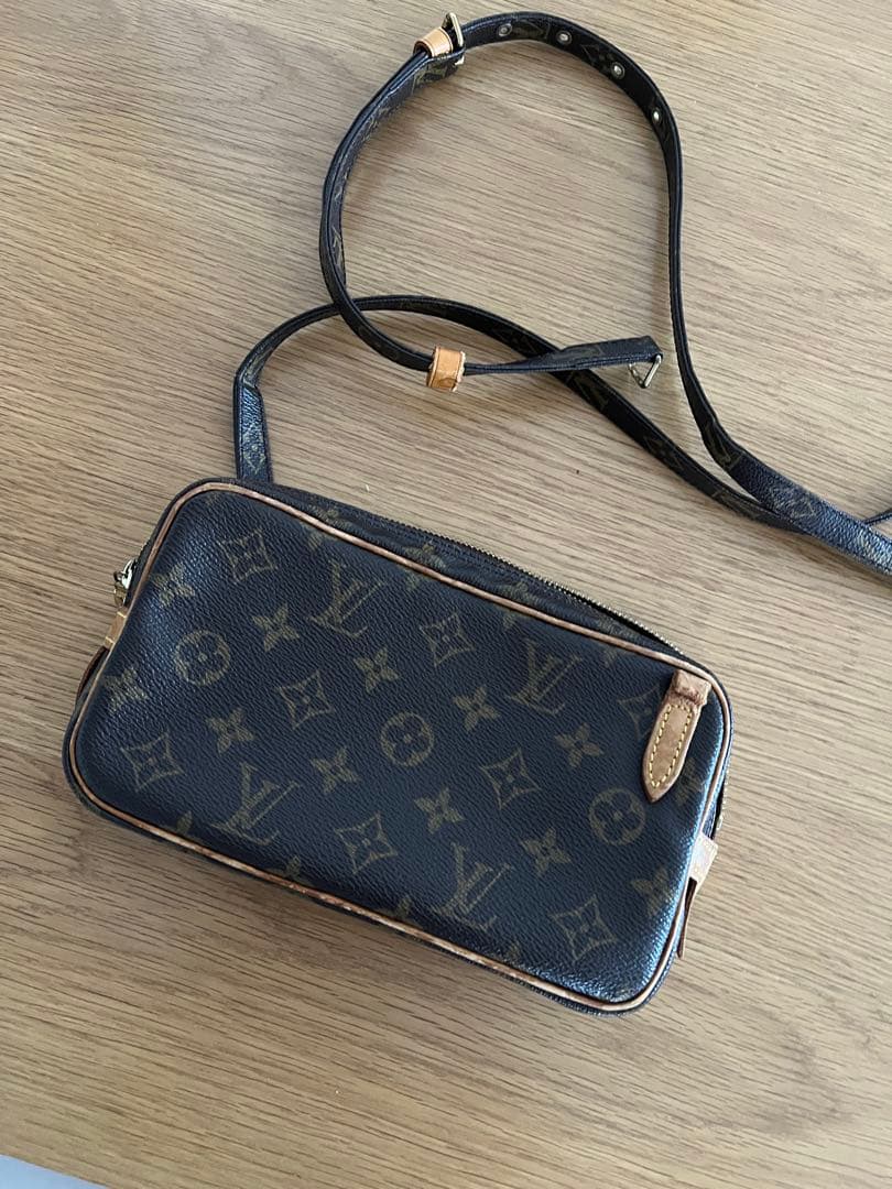 LOUIS VUITTON ポシェットマルリーバンドリエール ジャンク