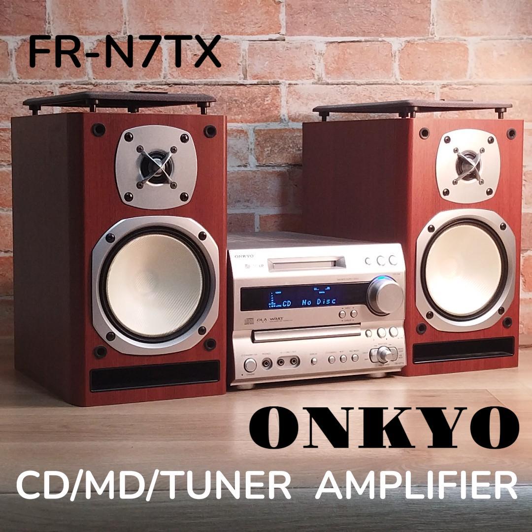 【美品】ONKYO FR-N7TX CD/MD/TUNER ミニコンポ