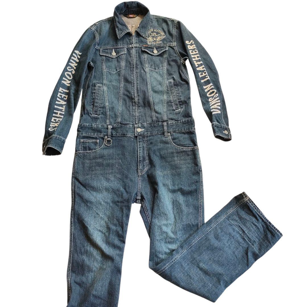 VANSON フライングスター つなぎ オールインワン刺繍 XL