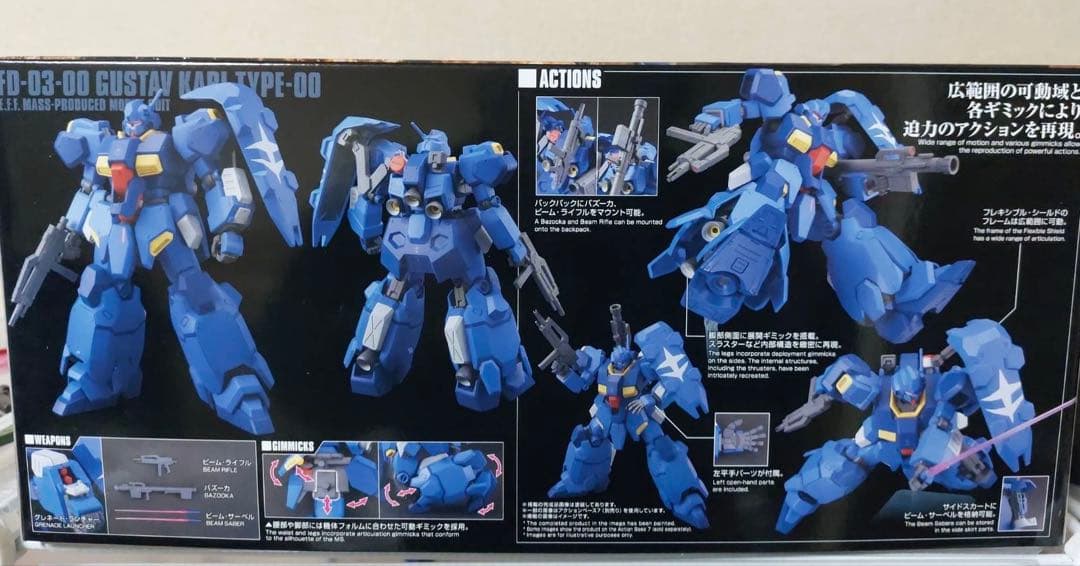 HG 1/144 グスタフ・カール００型、レジェンドガンダム