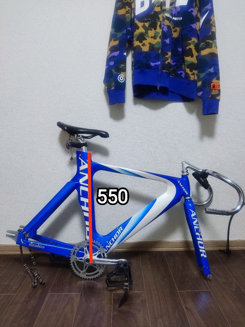 アンカーカーボン　ピスト フレーム