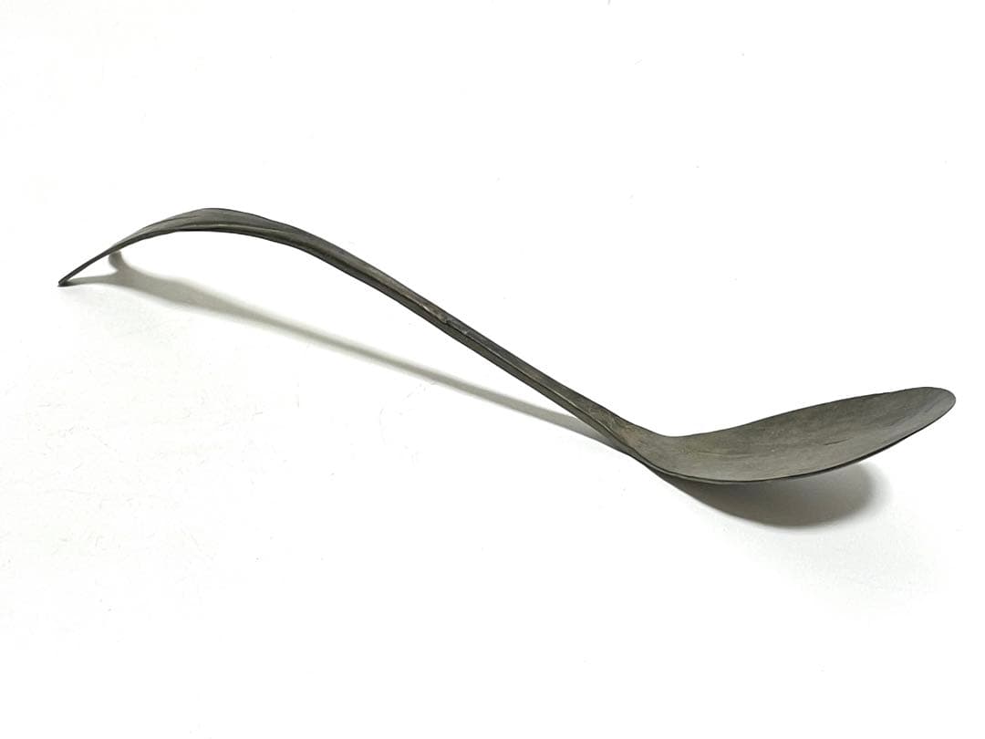 #1韓国骨董　アンティーク　高麗匙　砂張　佐波理　古銅　スプーン　スッカラ　灰匙