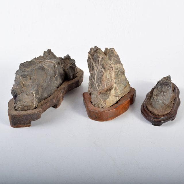 天然石　鑑賞石　太湖石　霊壁石　置物