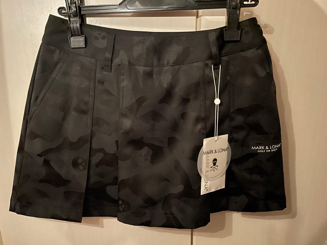 完売商品マーク＆ロナ 一体型ペチパンツ◆艶スカルカモフラスカートゴルフ女子