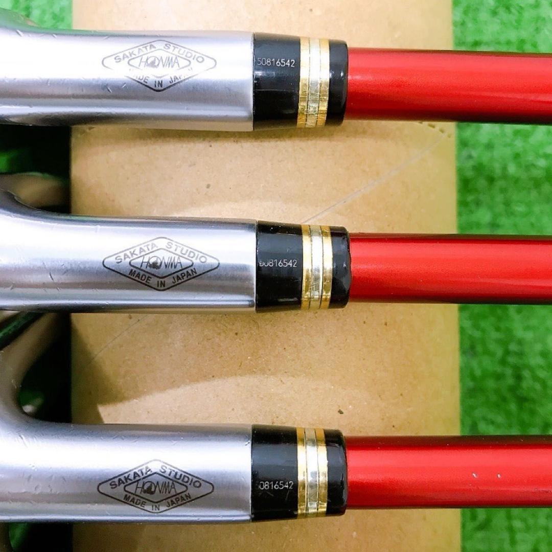 テ43★★2星2S ホンマベレス IS-03 6本レフティアイアンセット 金 左