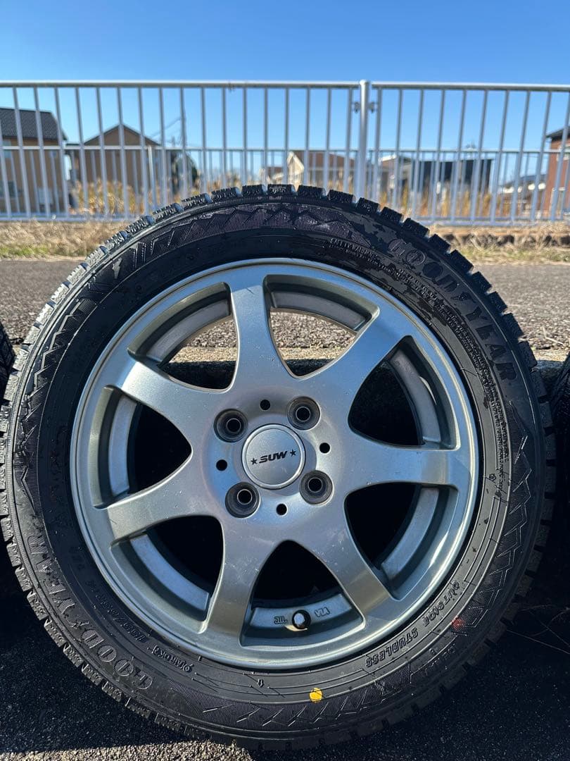 14インチ SUWホイール Goodyearスタッドレスタイヤセット