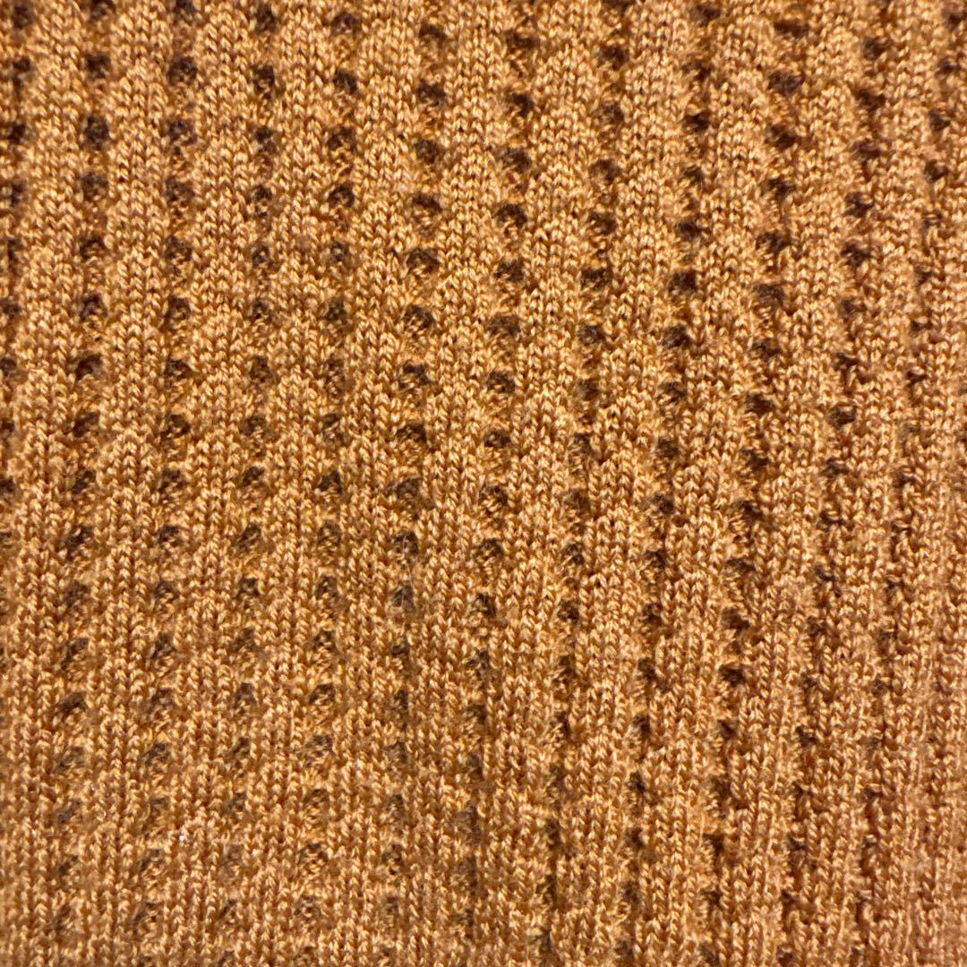 マッキントッシュロンドン・ウール100 ハーフジップアップ　ニットセーター　XL