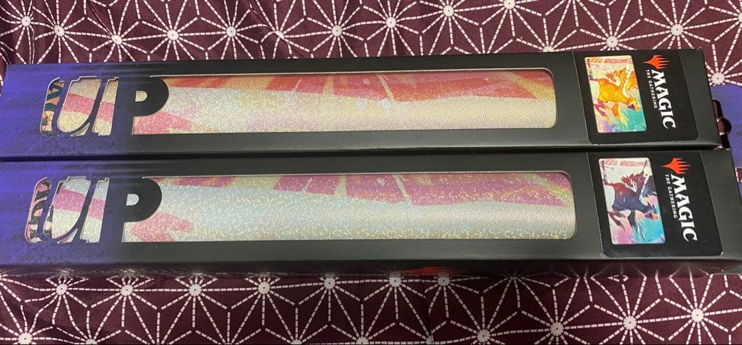 mtg プレイマット 旅するチョコボ 黄&黒　2枚セットfin