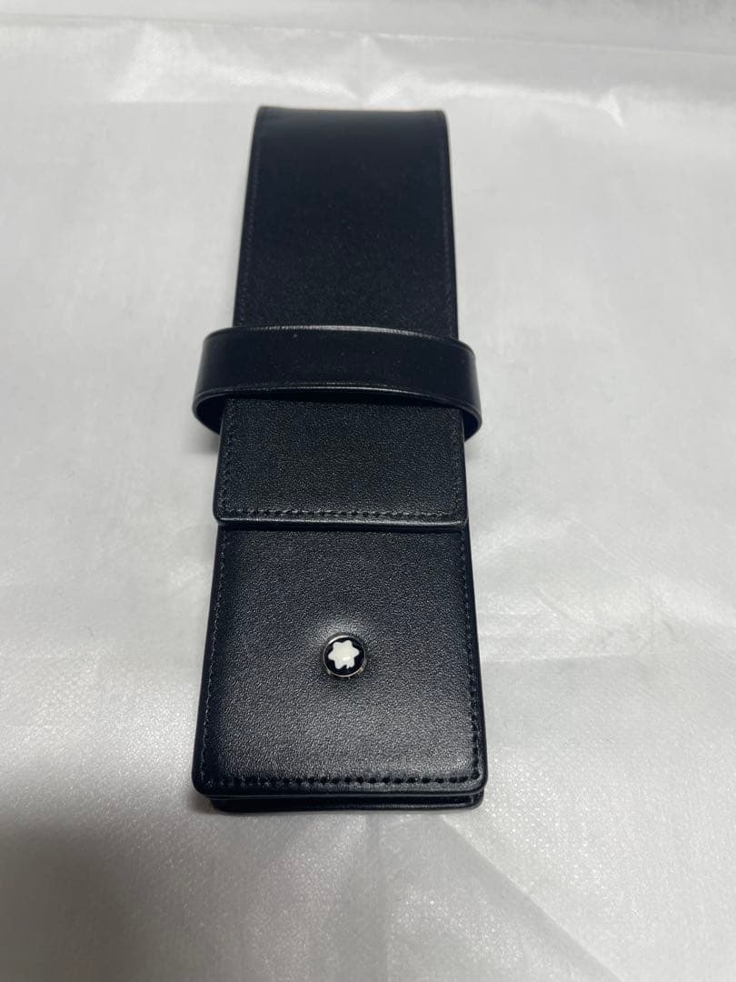 モンブラン　MONTBLANC レザー　ペンケース　2本差し