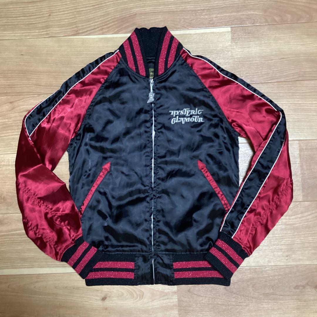 ヒステリックグラマー　バイクガール刺繍スカジャン