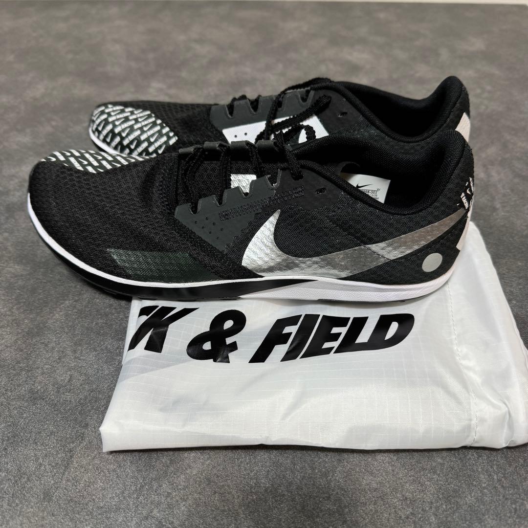 zoom rival waffle 6 ホワイト ブラック クロスカントリー 黒