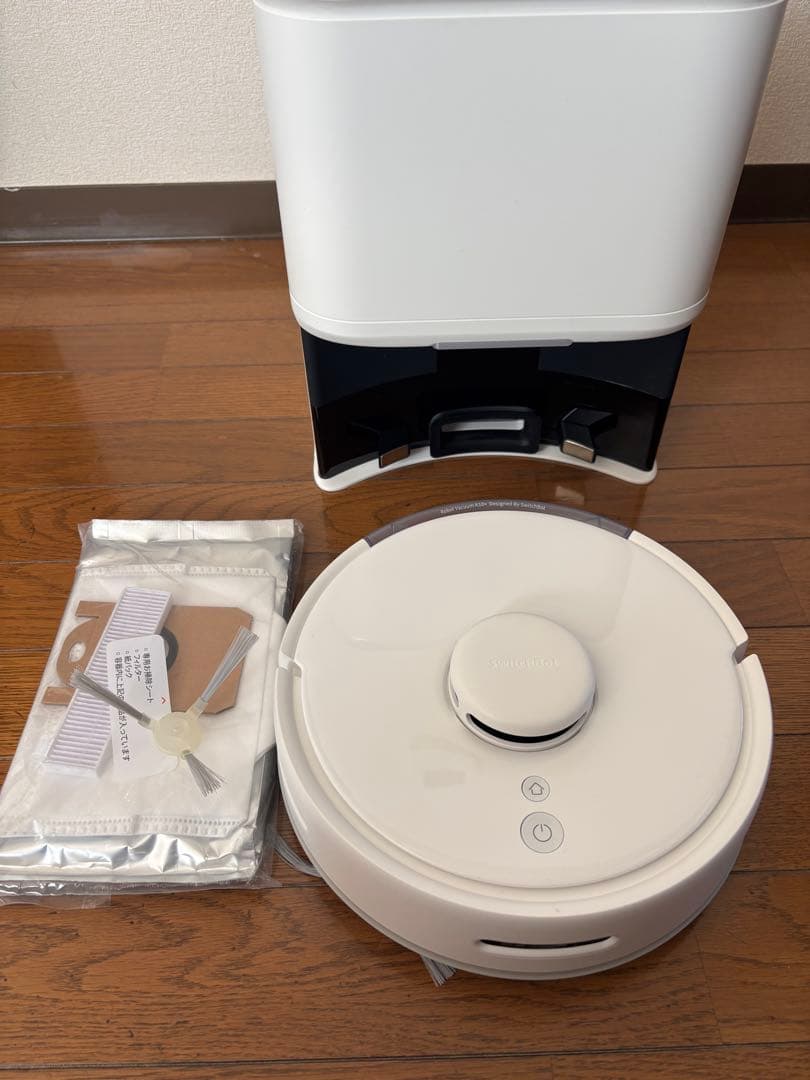 ほぼ未使用品　SwitchBot K10＋ロボット掃除機 ホワイト 本体