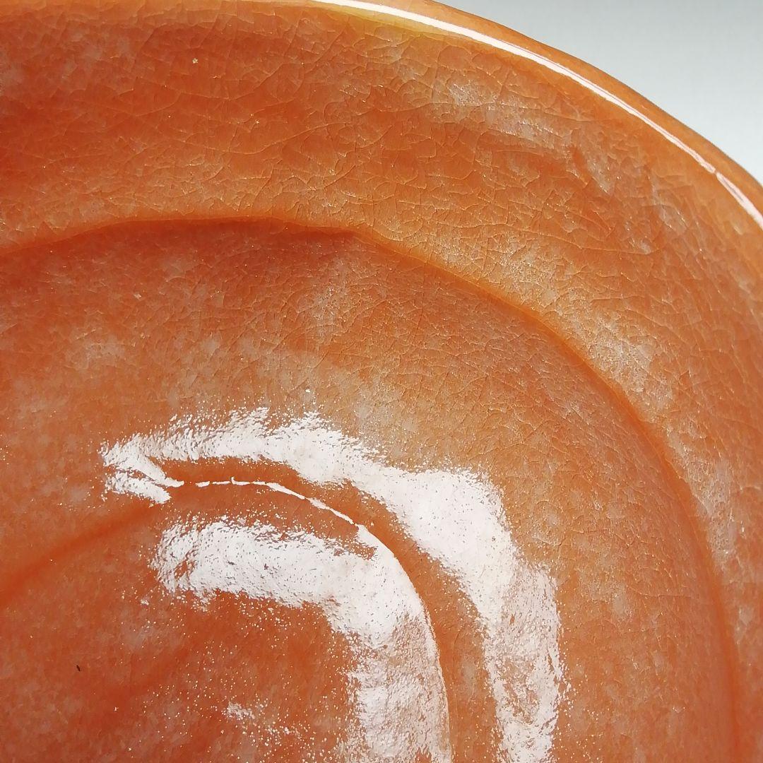 Ｔ２２５　茶碗　『赤茶碗』『佐々木松楽造』　共箱　抹茶碗　茶道具