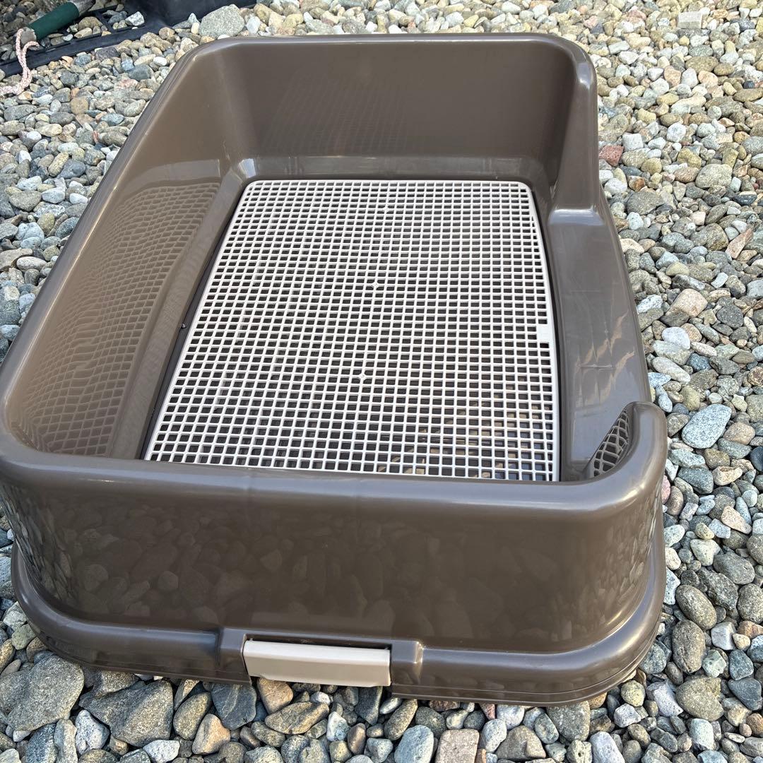 犬用 トイレ ホワイト/ブラウン ゲージ キャリー アイリスオーヤマ 4点セット