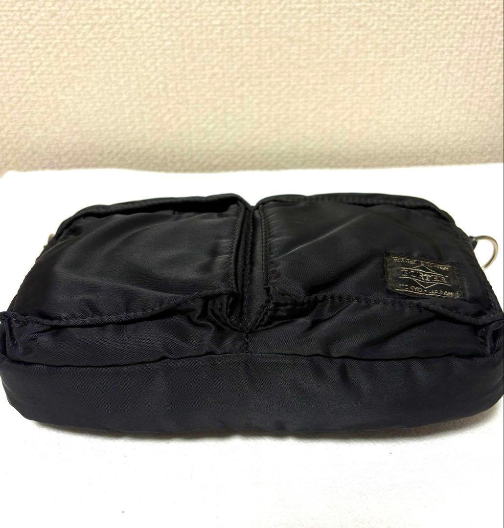 【美品】【2way】ポーター タンカー ミニ ショルダーバック ポーチ ブラック