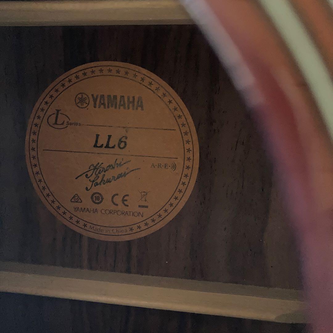 ケース付き　YAMAHA ヤマハ アコースティックギター LL6 ARE